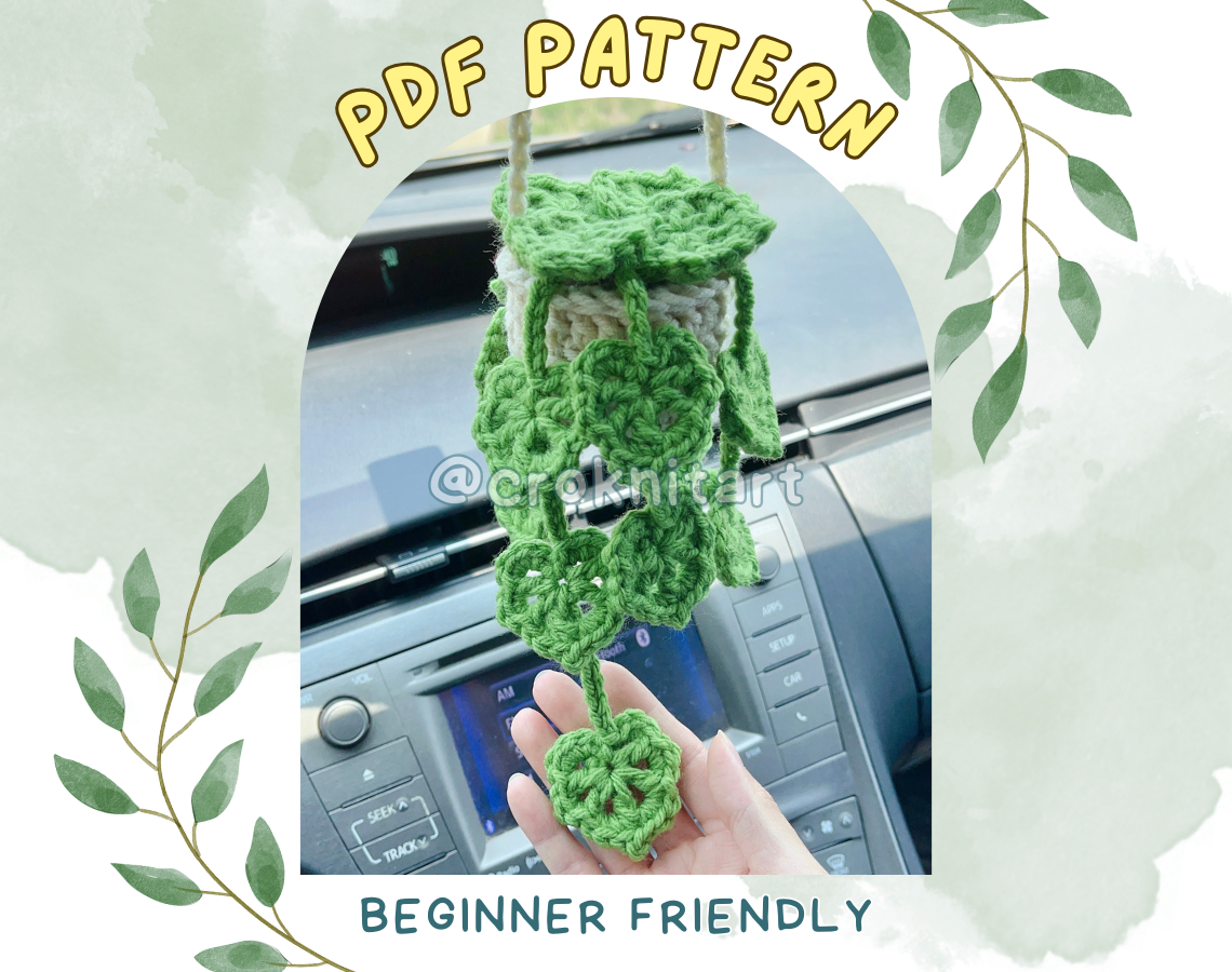 monstera plant crochet pattern Crochet Pattern
