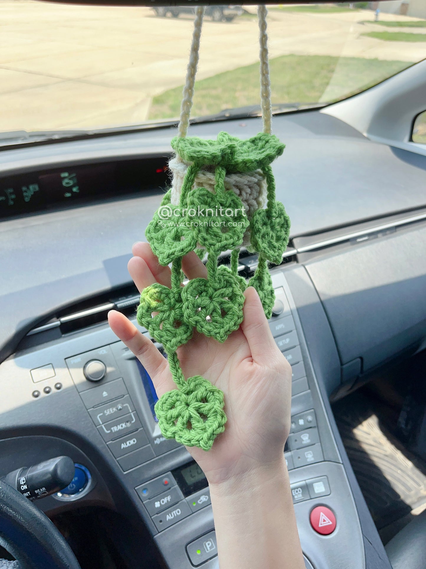 Monstera Hanging Plant | Car Ornament