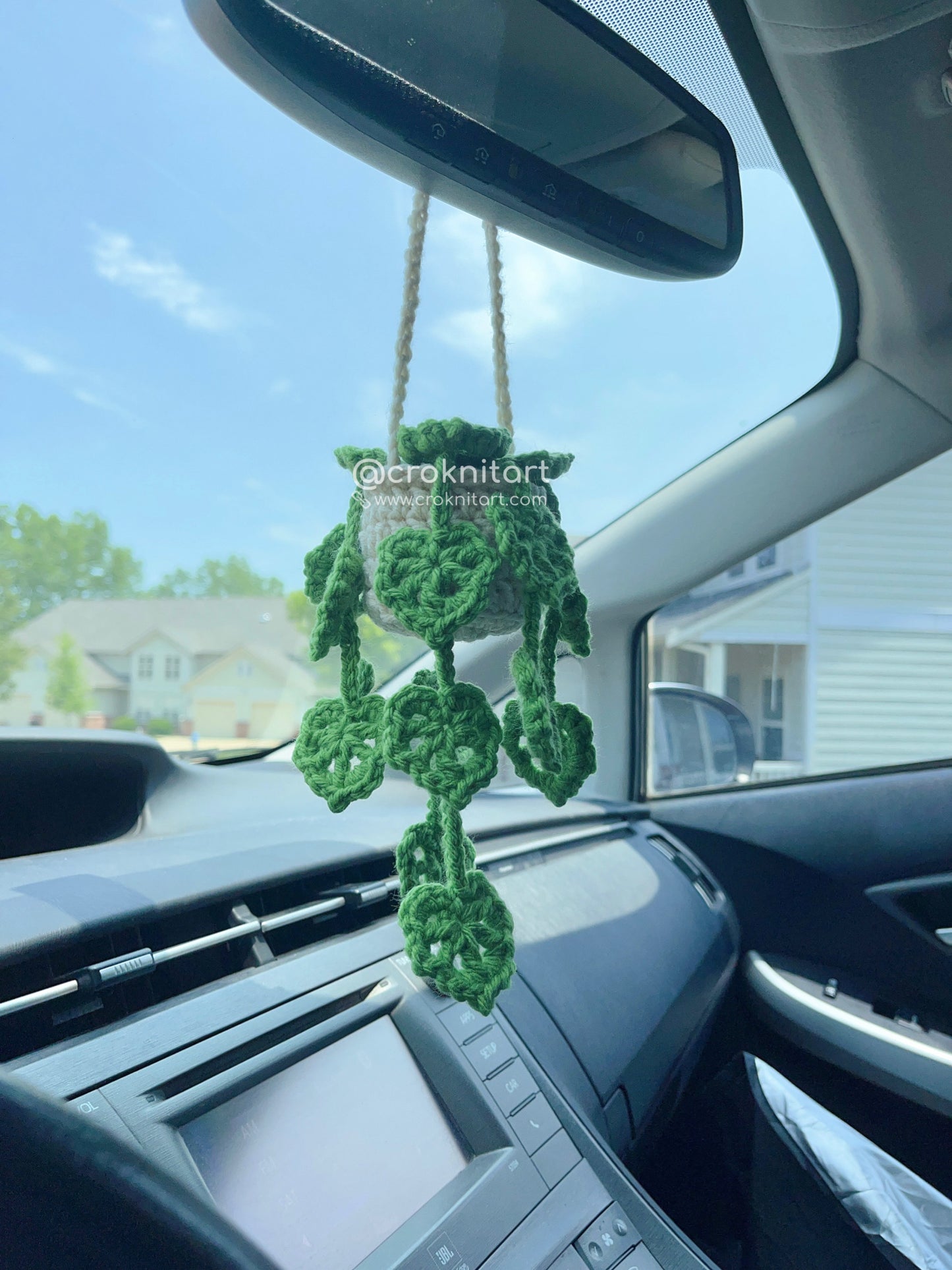 Monstera Hanging Plant | Car Ornament