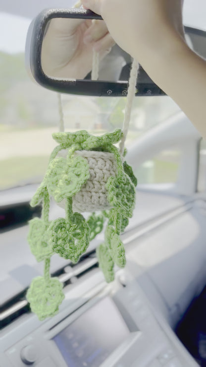 Monstera Hanging Plant | Car Ornament