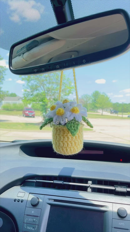 Crochet Pattern - Daisy Pot