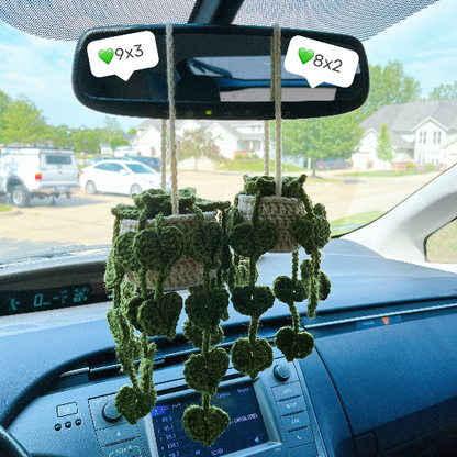 String of Heart Hanging Plant | Car Ornament