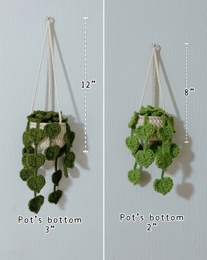 String of Heart Hanging Plant | Car Ornament