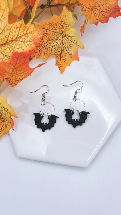 Bats and Hoops Earrings