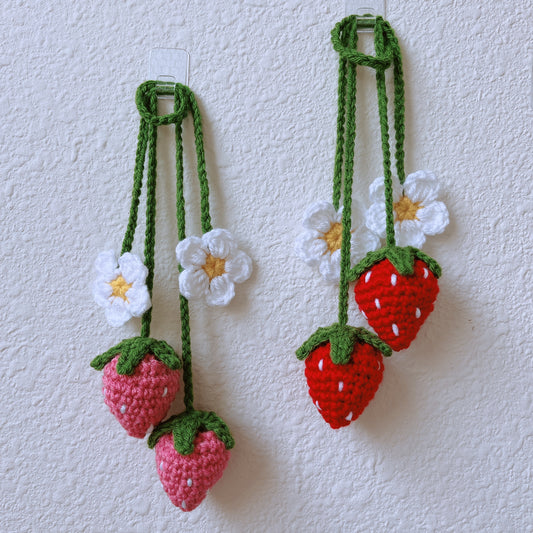Strawberries | Car Ornament