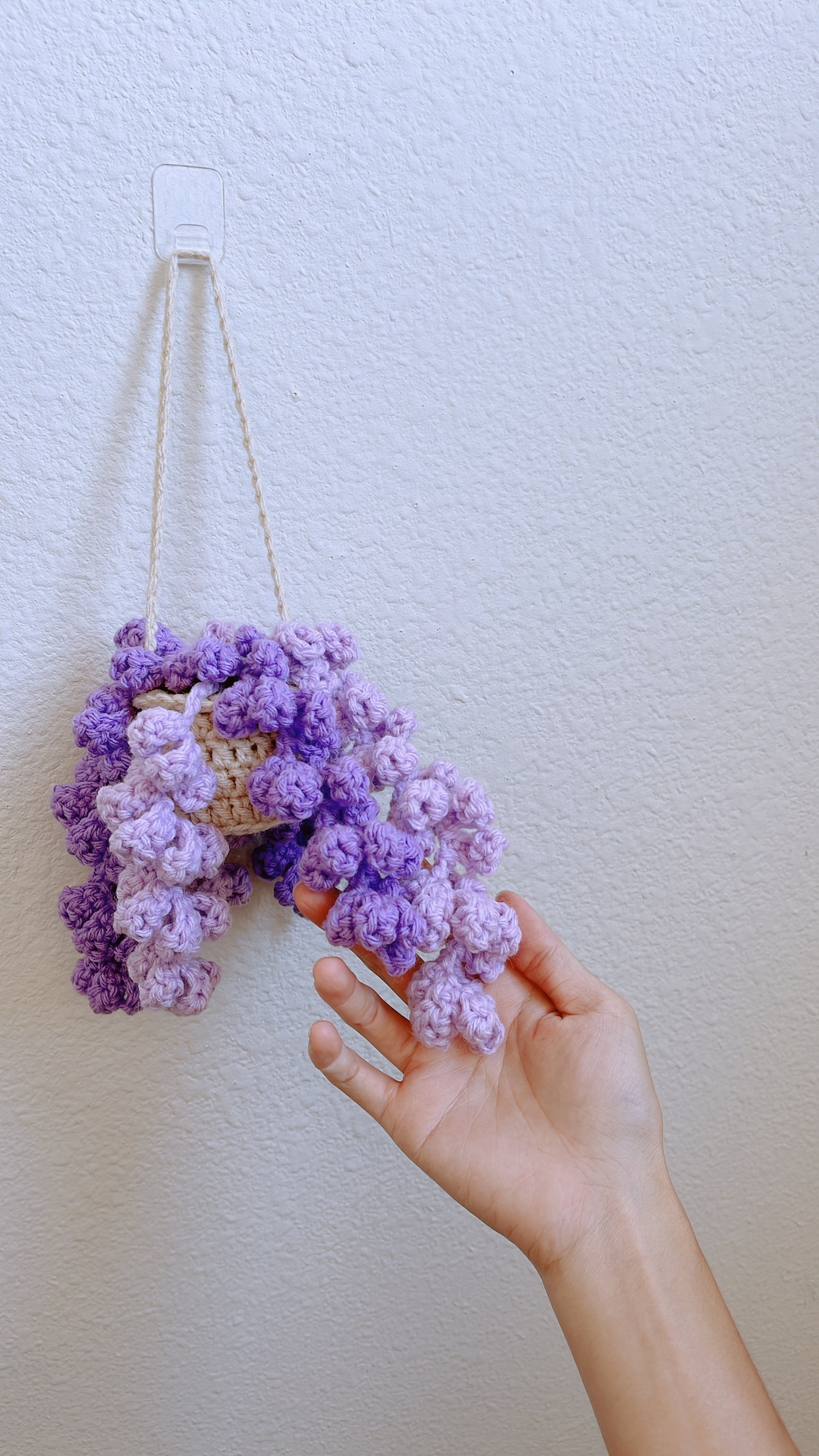 Wisteria Flower Pot Hanging Plant | Car Ornament