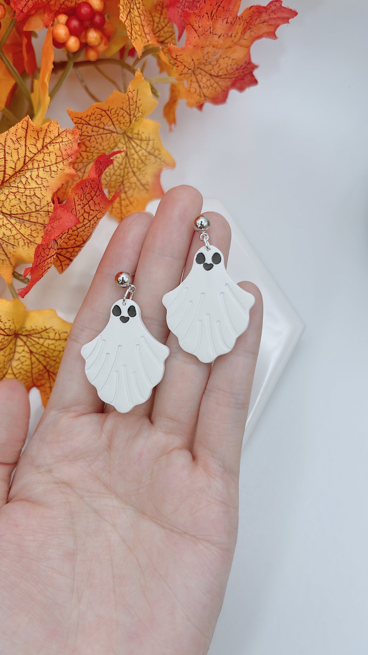 Sheet Ghost Earrings