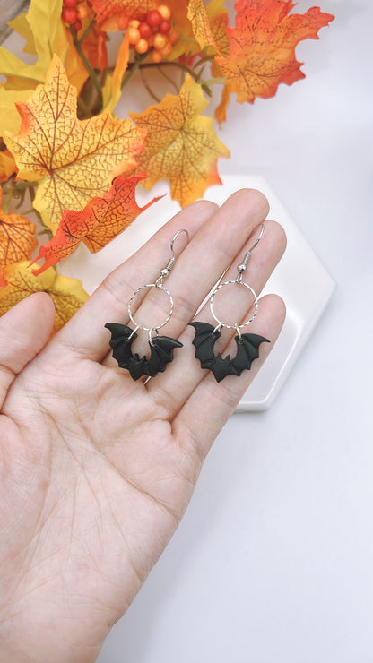 Bats and Hoops Earrings