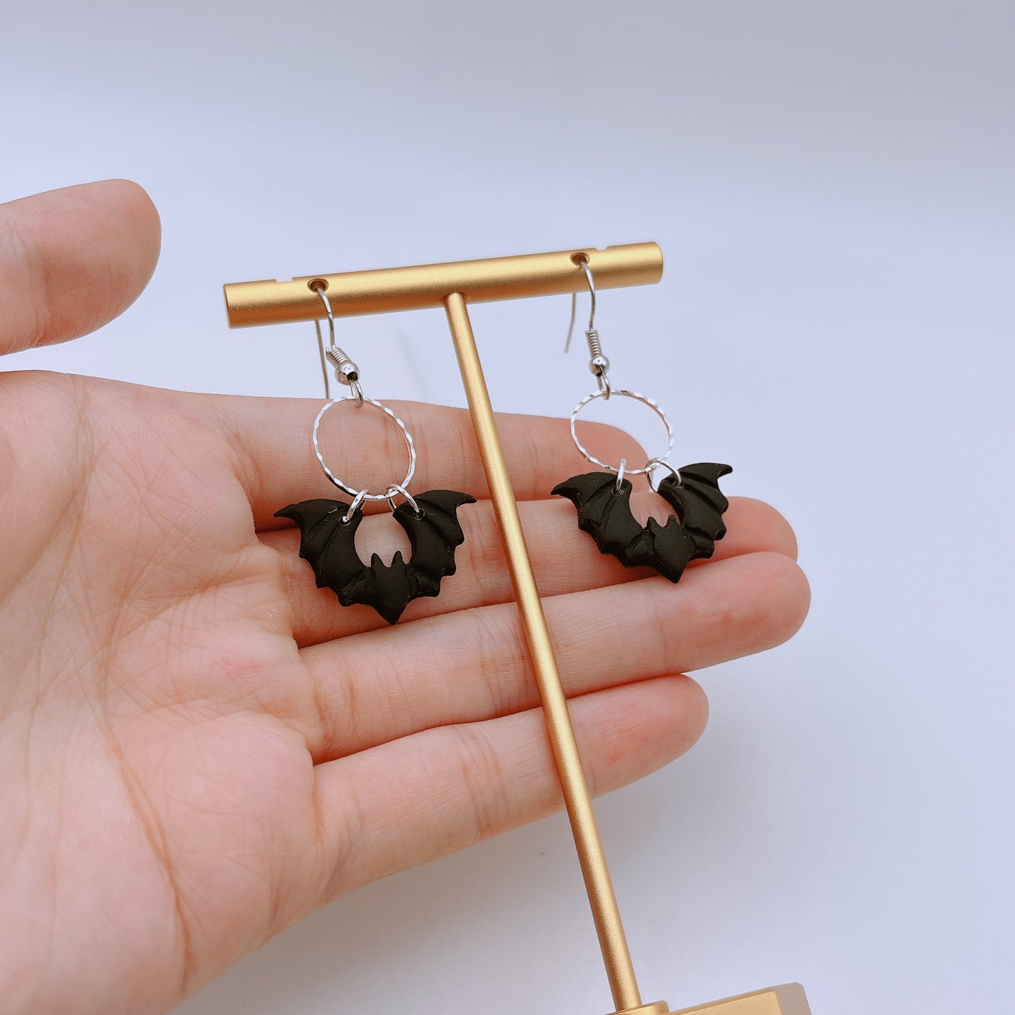 Bats and Hoops Earrings