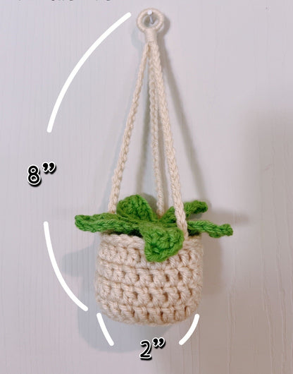 Star Plant Pot Hanging Plant | Car Ornament