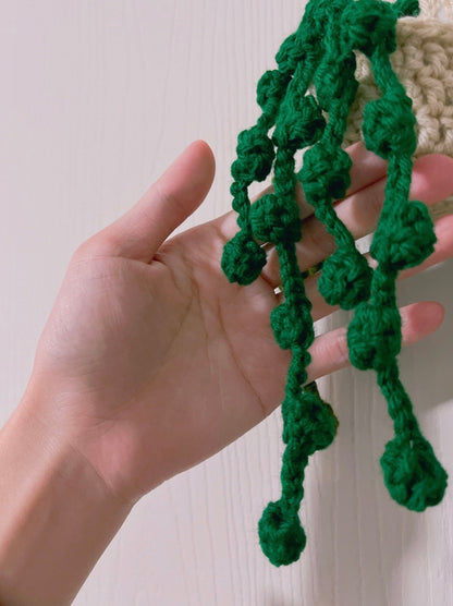 String of Pearl Hanging Plant | Car Ornament