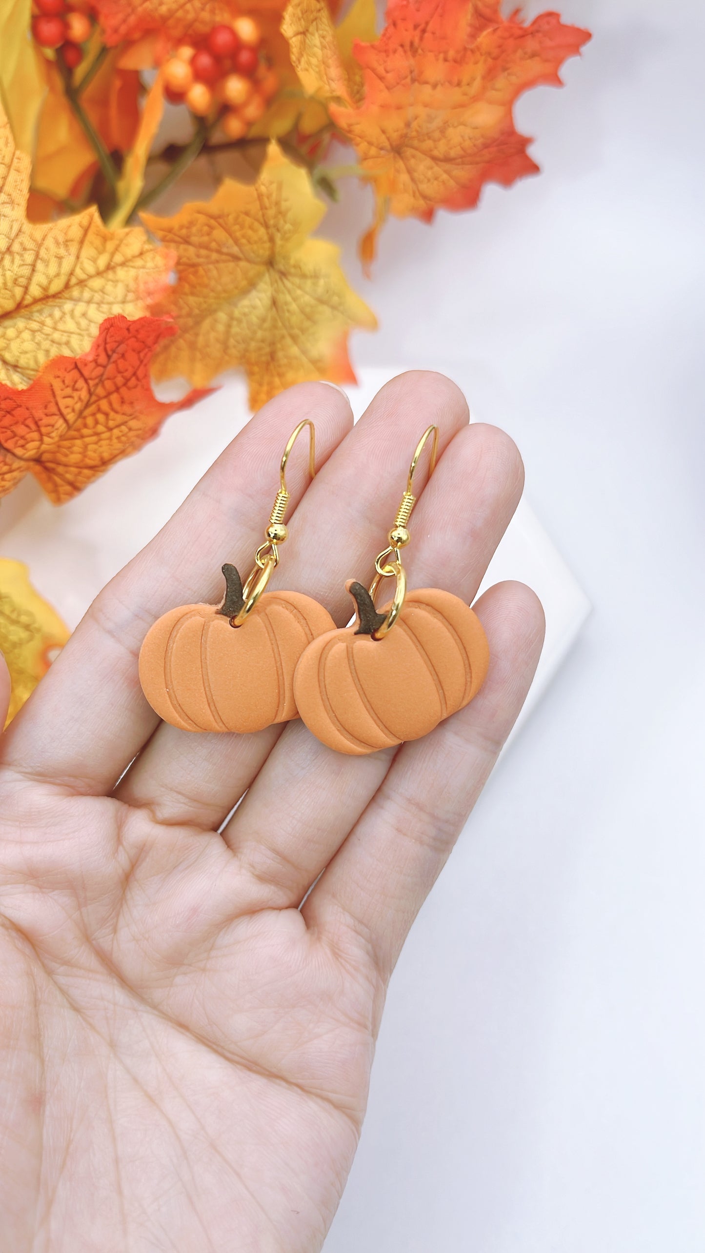 Pumpkins - Short Earrings